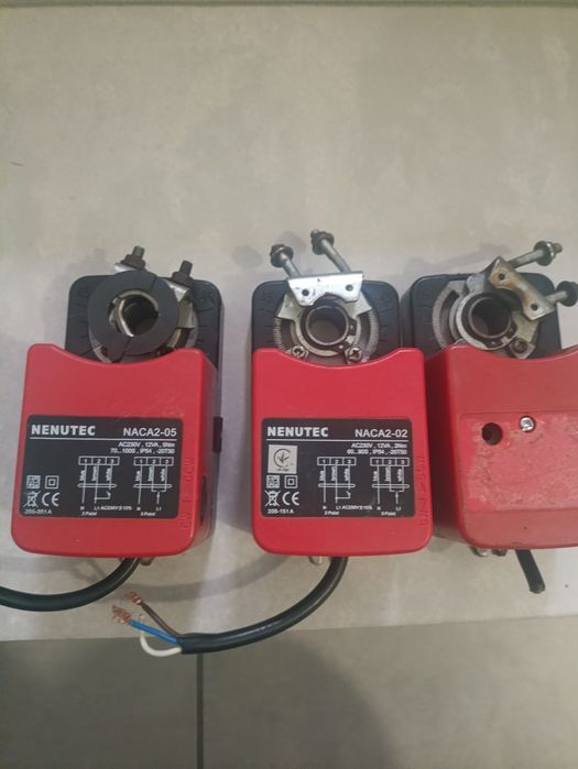 NACA 2-05 Електропривод Nenutec для повітряної заслінки