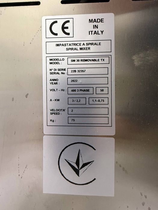 Тістоміс Alimacchine SM30VET2VTX