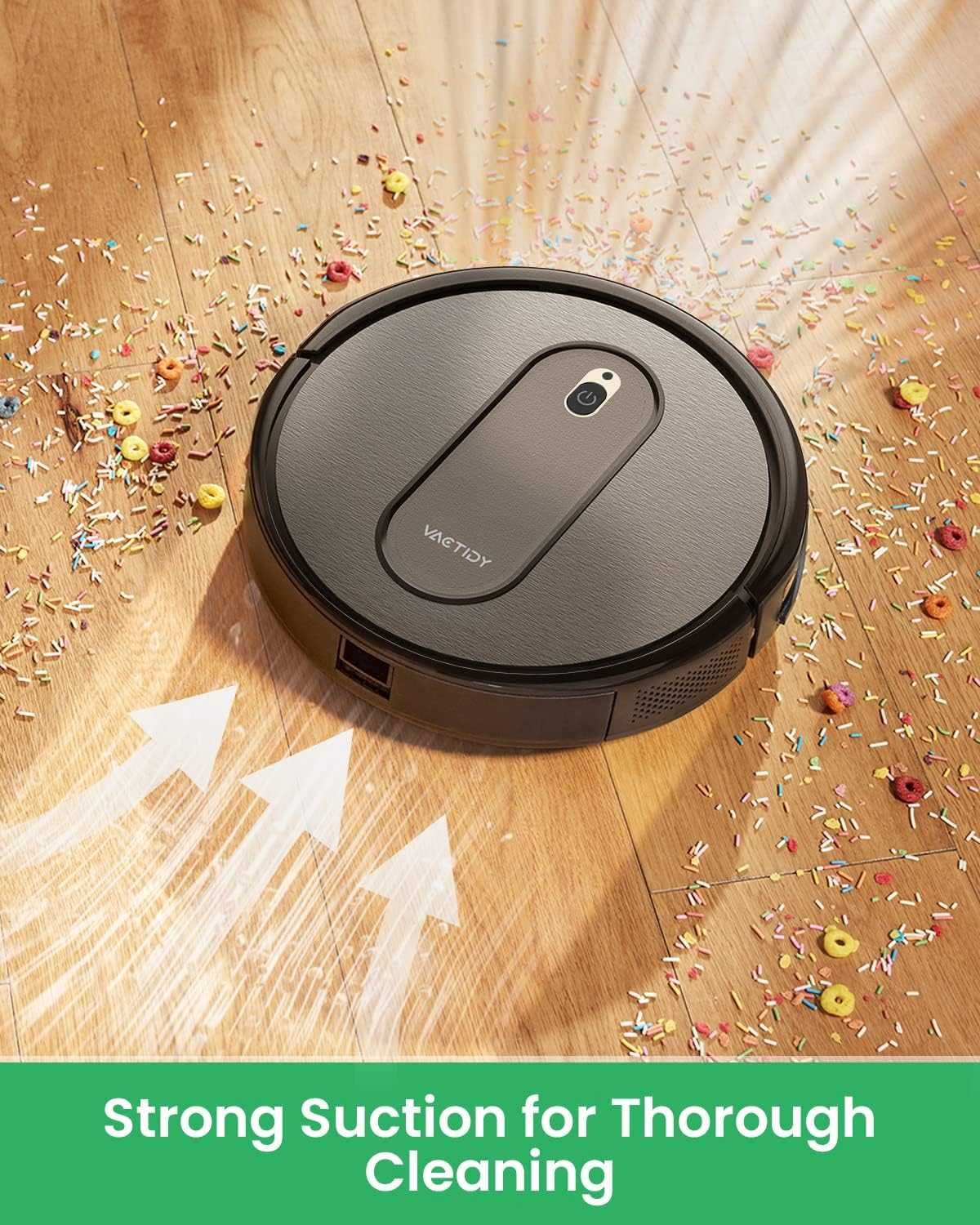 robot odkurzający o dużej sile ssania 2800 Pa Vactidy Nimble T6