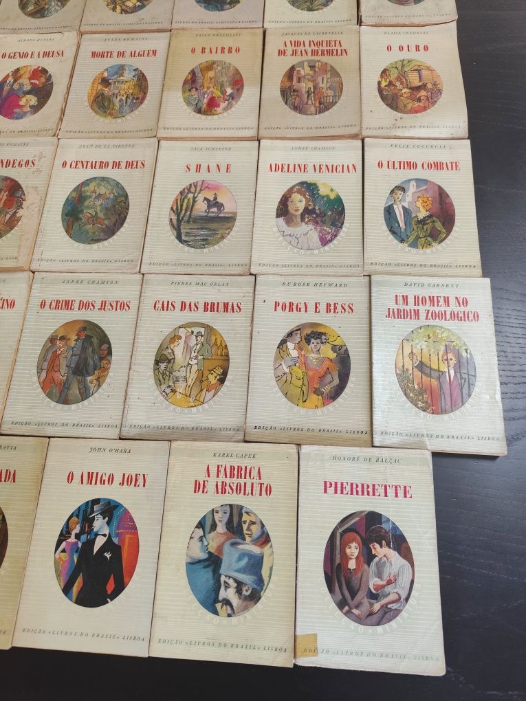 Lote de 41 Livros Antigos - Livros do Brasil - Coleção Miniatura