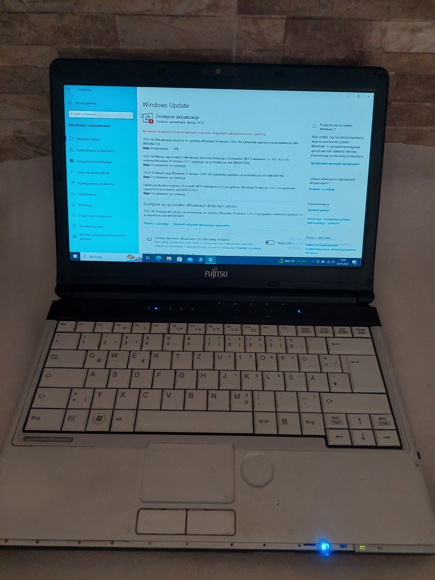 Fujitsu Livebook S781 /Intel Core i7 /Dysk 500GB /4GB Ram, bate