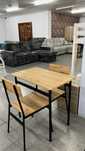 Mesa de jantar e 2 cadeiras, portes grátis, pagamento na entrega