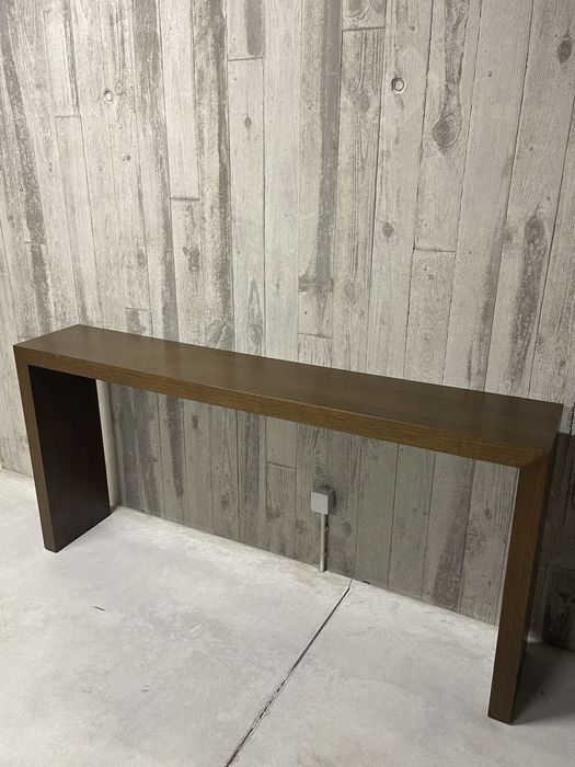 Móvel de entrada madeira formato U