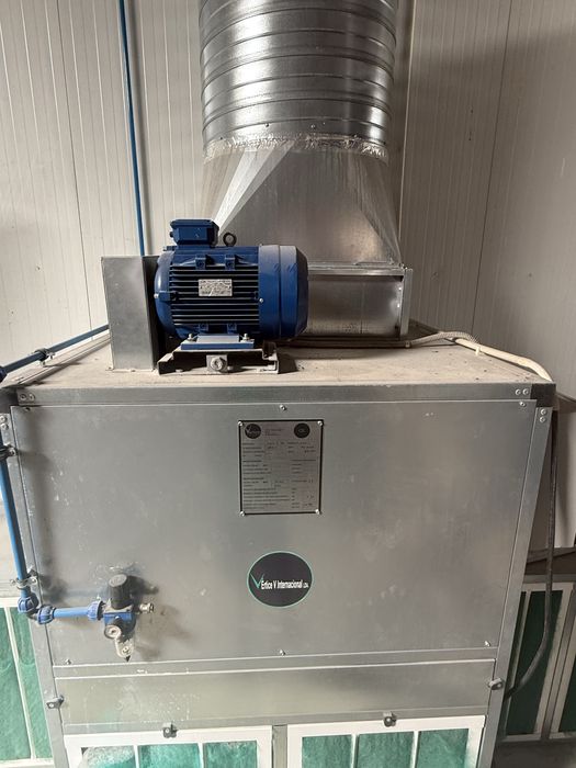 Cabine de Pintura , compressor e Area de Preparação da pintura