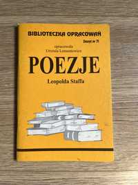 Poezje Leopolda Staffa - Biblioteczka opracowań