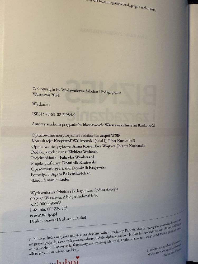 Biznes i zarządzanie 2 WSiP wydanie 2024