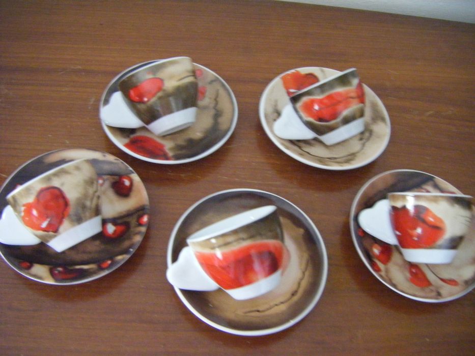 Conjunto de chávenas Namorados