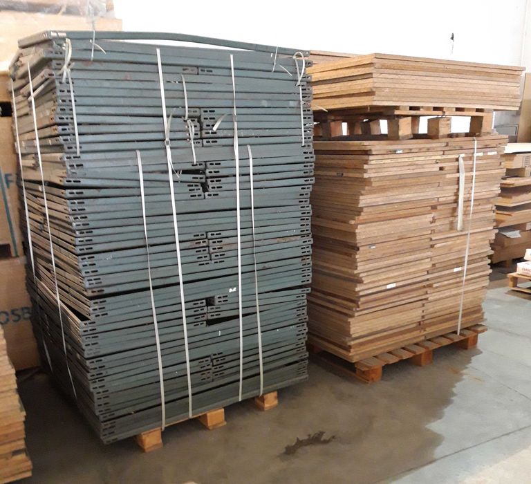 Regały metalowe 5 półek 249X120X60 SOLIDNE