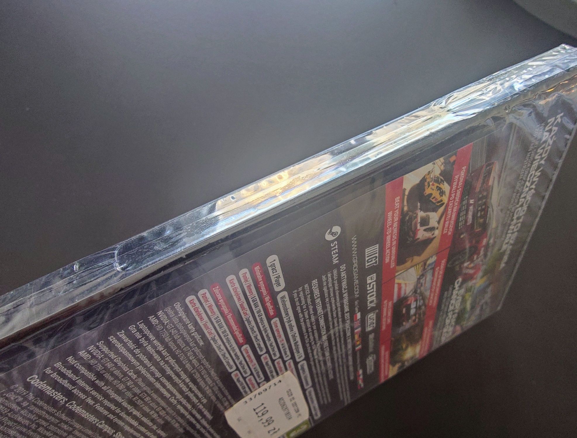 Gra nowa PC GRID DAY ONE EDITION DVD pl steam wyścig komputer racing