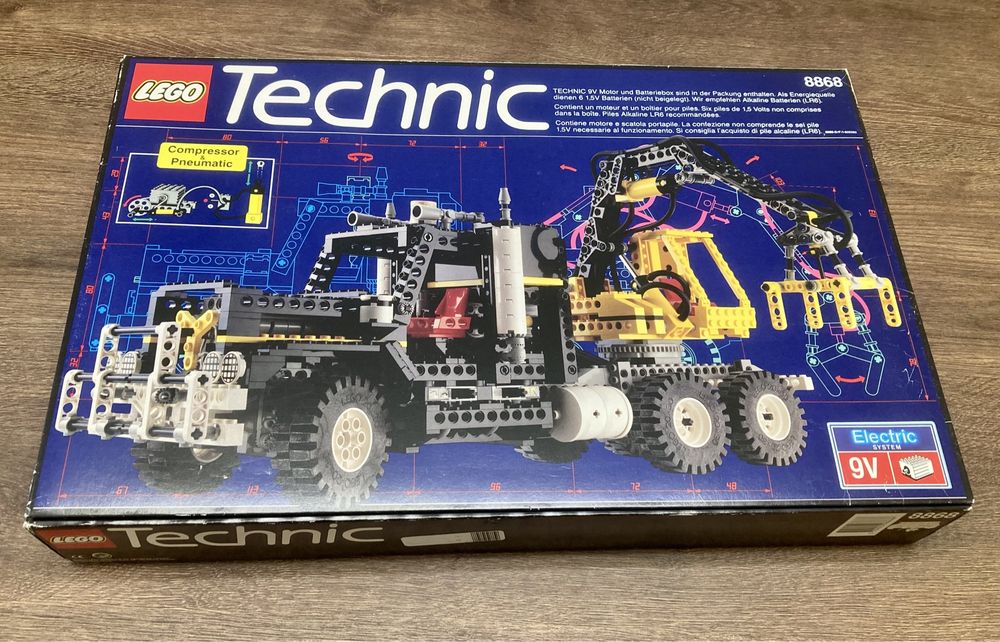 Nowy Lego Technic 8868 Airtech Claw Rig / ciężarówka z kompresorem