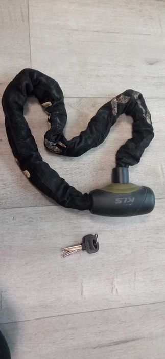 Велосипедний замок цепь KLS