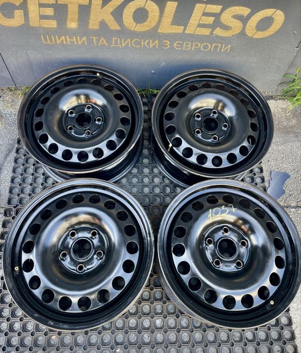 Диски 5/112 r16 металеві VW, Skoda