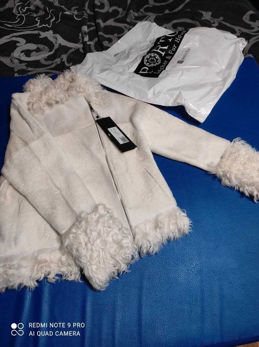 Полушубок. Новый. Мех ягненка