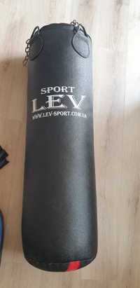 Боксерская груша Lev 100 см и мощное крепление на цепях