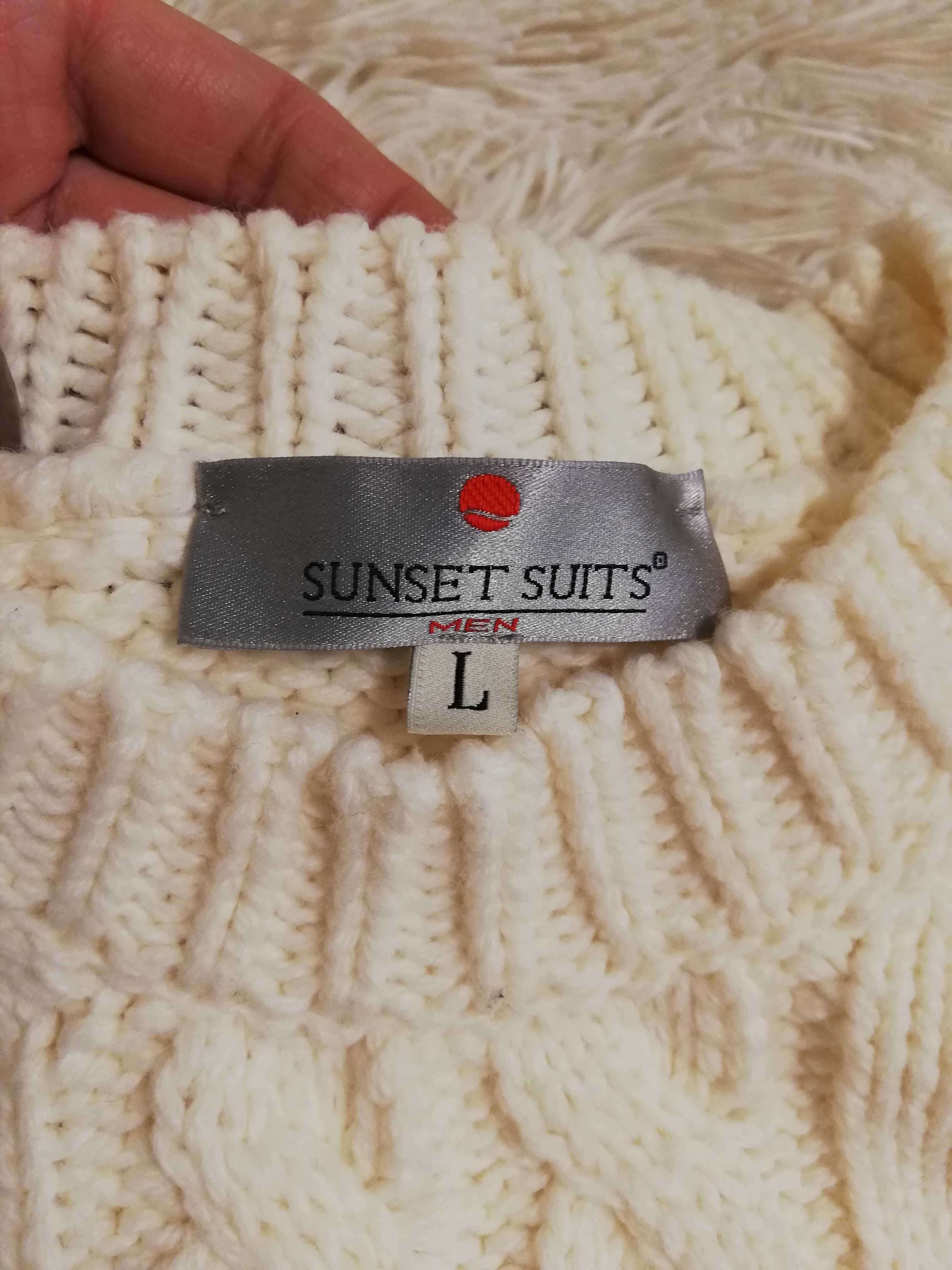 sweter męski wełniany Sunset Suits L 40 XL 42