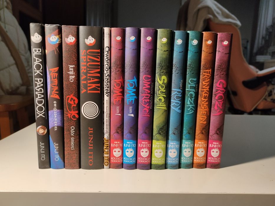 Mangi Horror - zestaw tomów, komplet, unikaty, po polsku