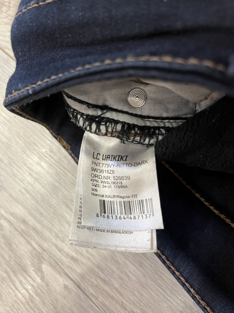 Джинсы LCW Jeans 779 утеплені флісом теплі w34/l31