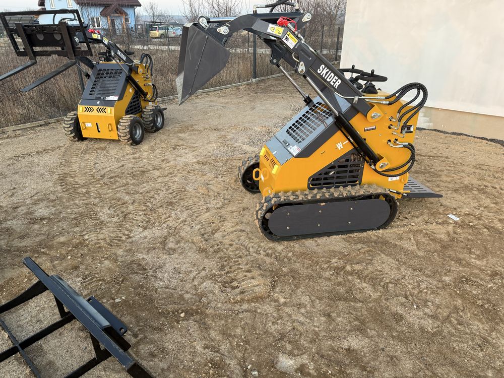 Miniladowarka Skid steer idealna do ogrodu i na budowe