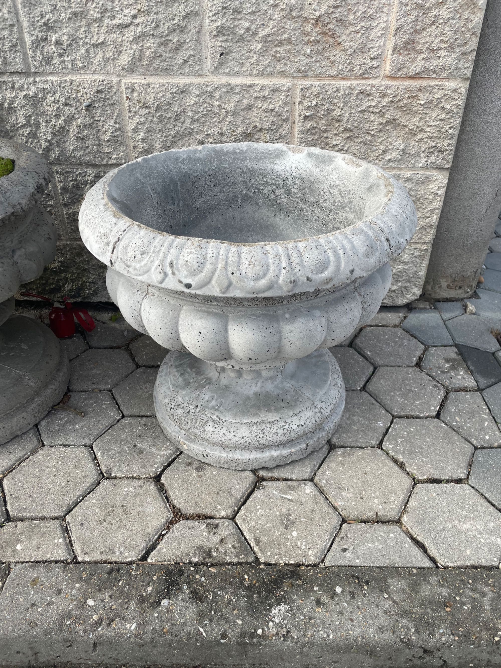 Vaso de flores, vaso de flores de cimento, vaso de flores grande