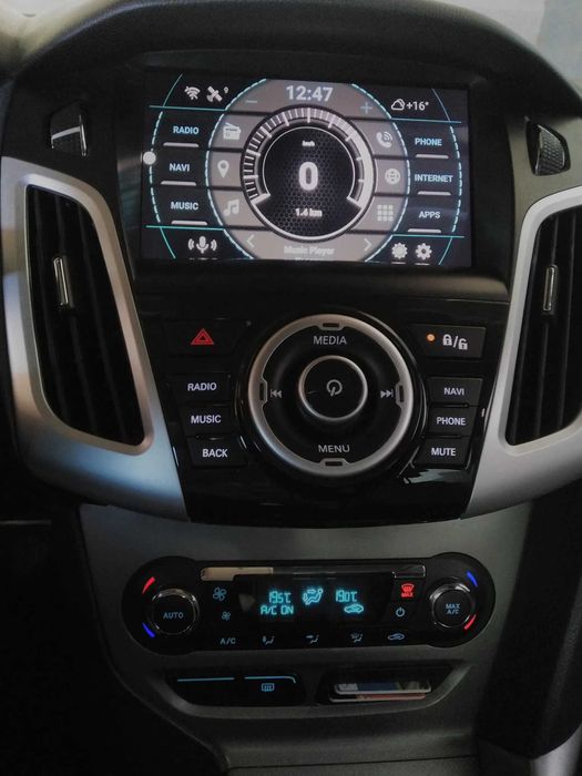 Auto Rádio Ford Focus mk3 Android 12 Ano 2011 até 2019