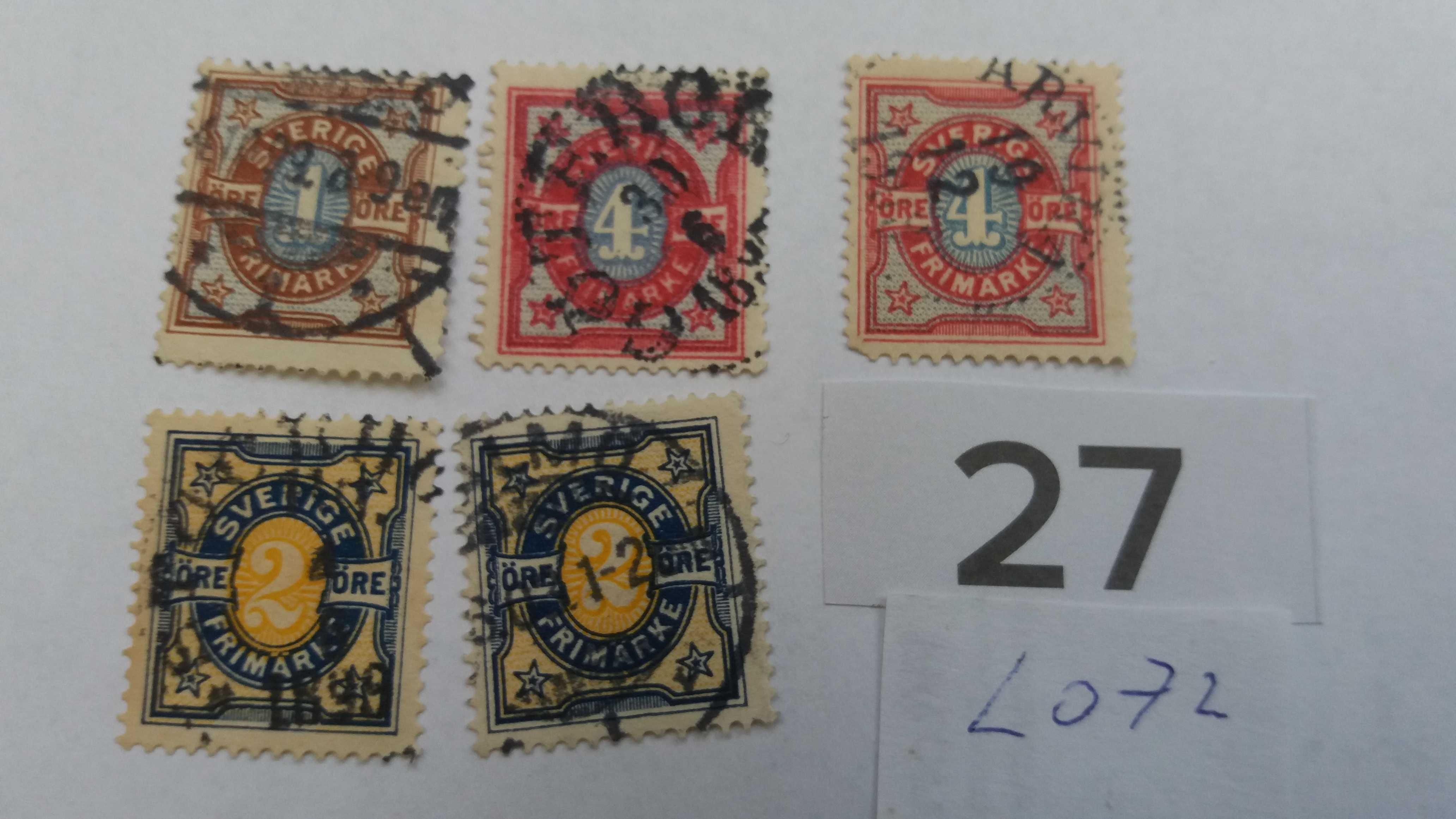 iS L072, stare znaczki Szwecja Europa wyprzedaż starocie