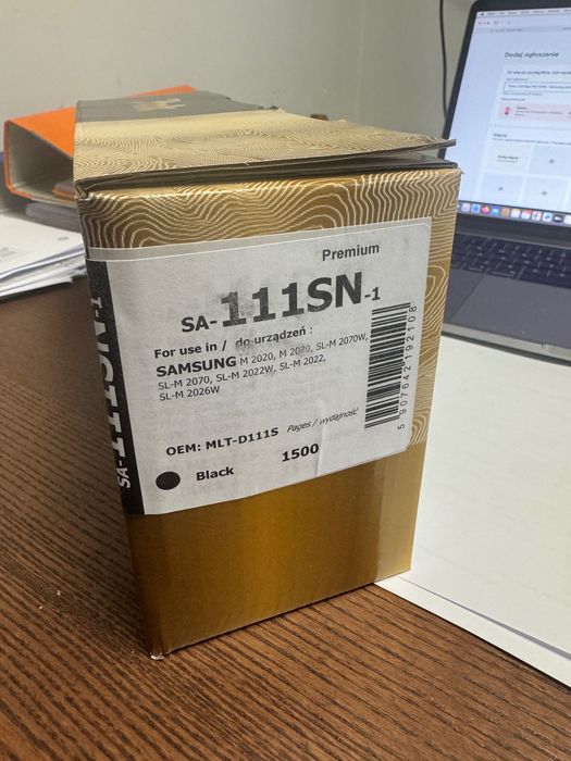 Toner Cartridge MLT-D111S , Samsung zamiennik wydajność 1500 stron !!!