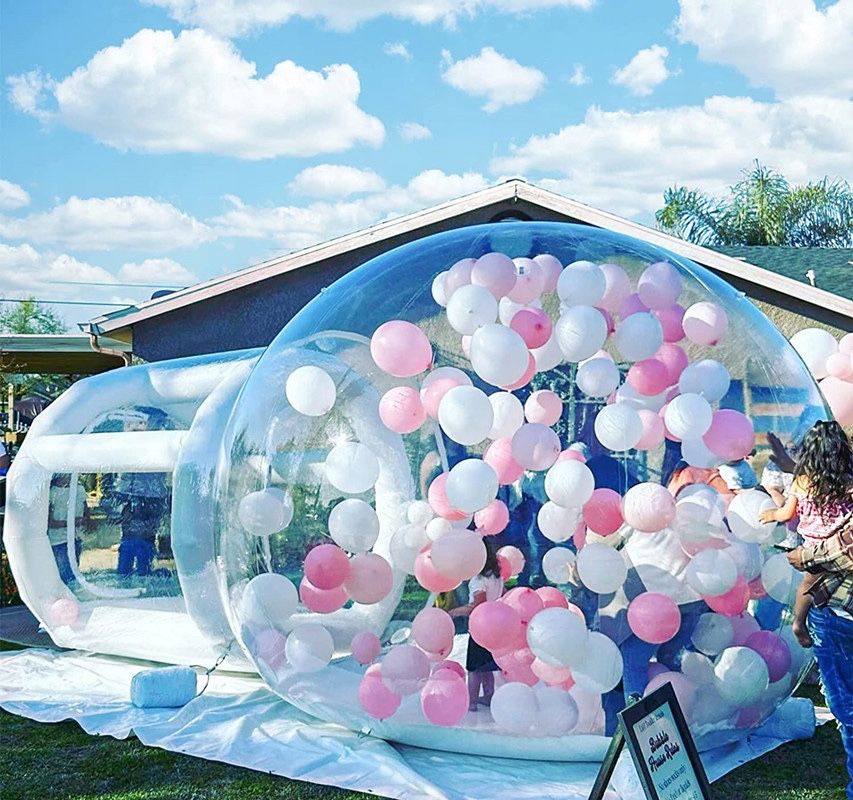 Wynajem Bubble House na urodziny, komunie i inne imprezy dmuchaniec