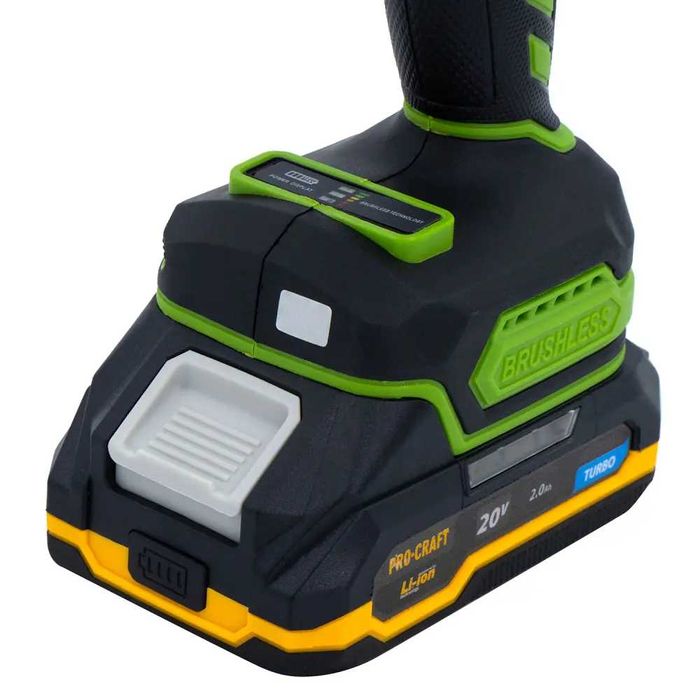 Шуруповерт Procraft PA18Pro DFR (з 1 АКБ 2Аг) Кейс