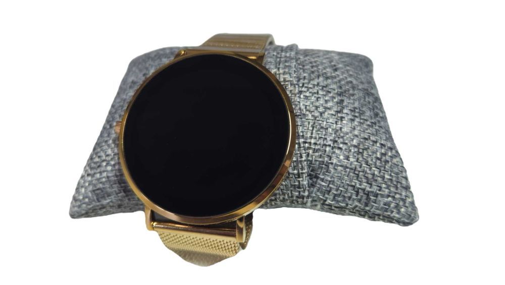 Smartwatch XCOAST SIONA II AMOLED Złoty Puls Ciśnienie IP68