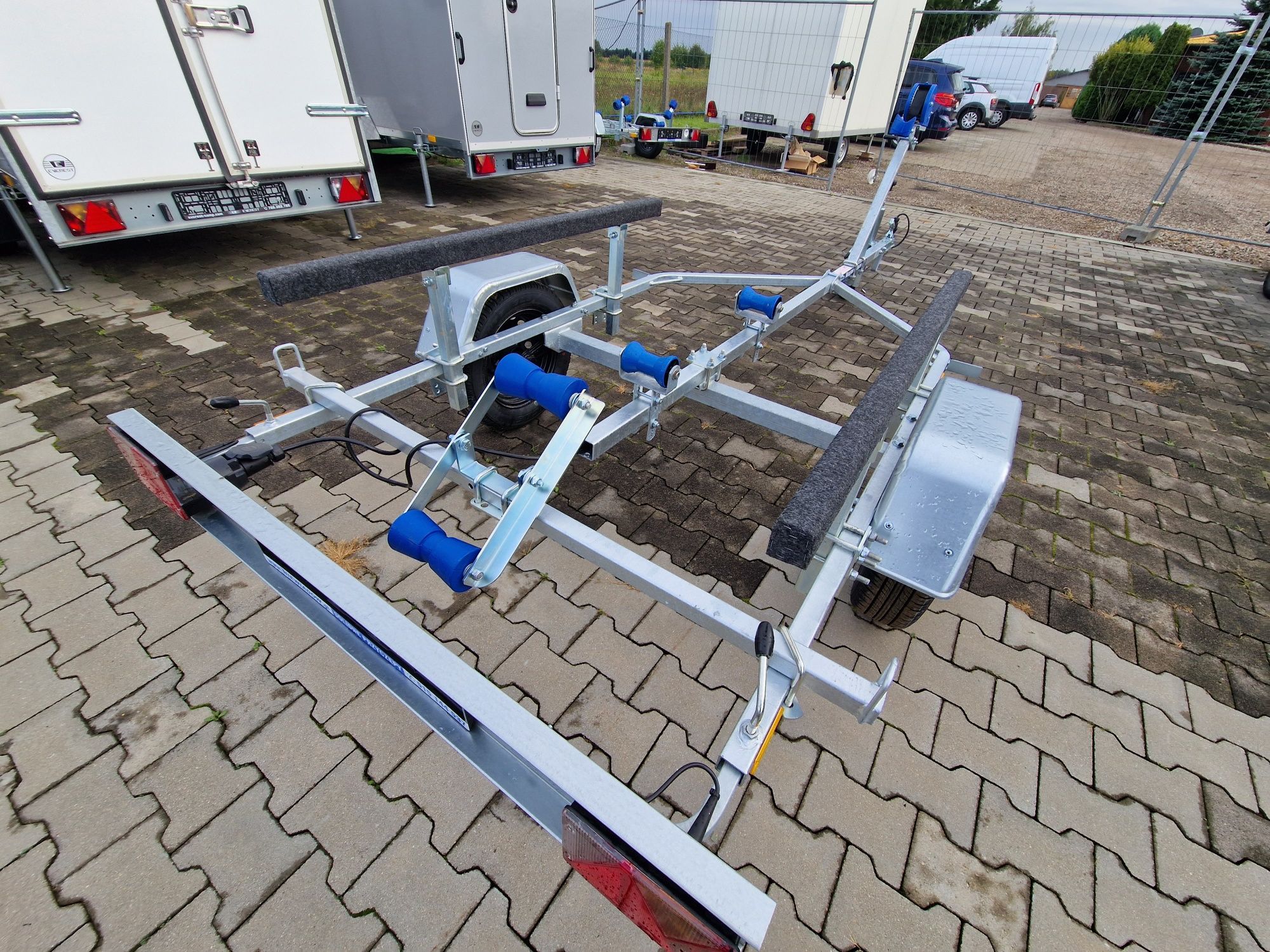 Nowa Przyczepa Podłodziowa ponton łódź 350 - 550cm Niewiadów P400 P415