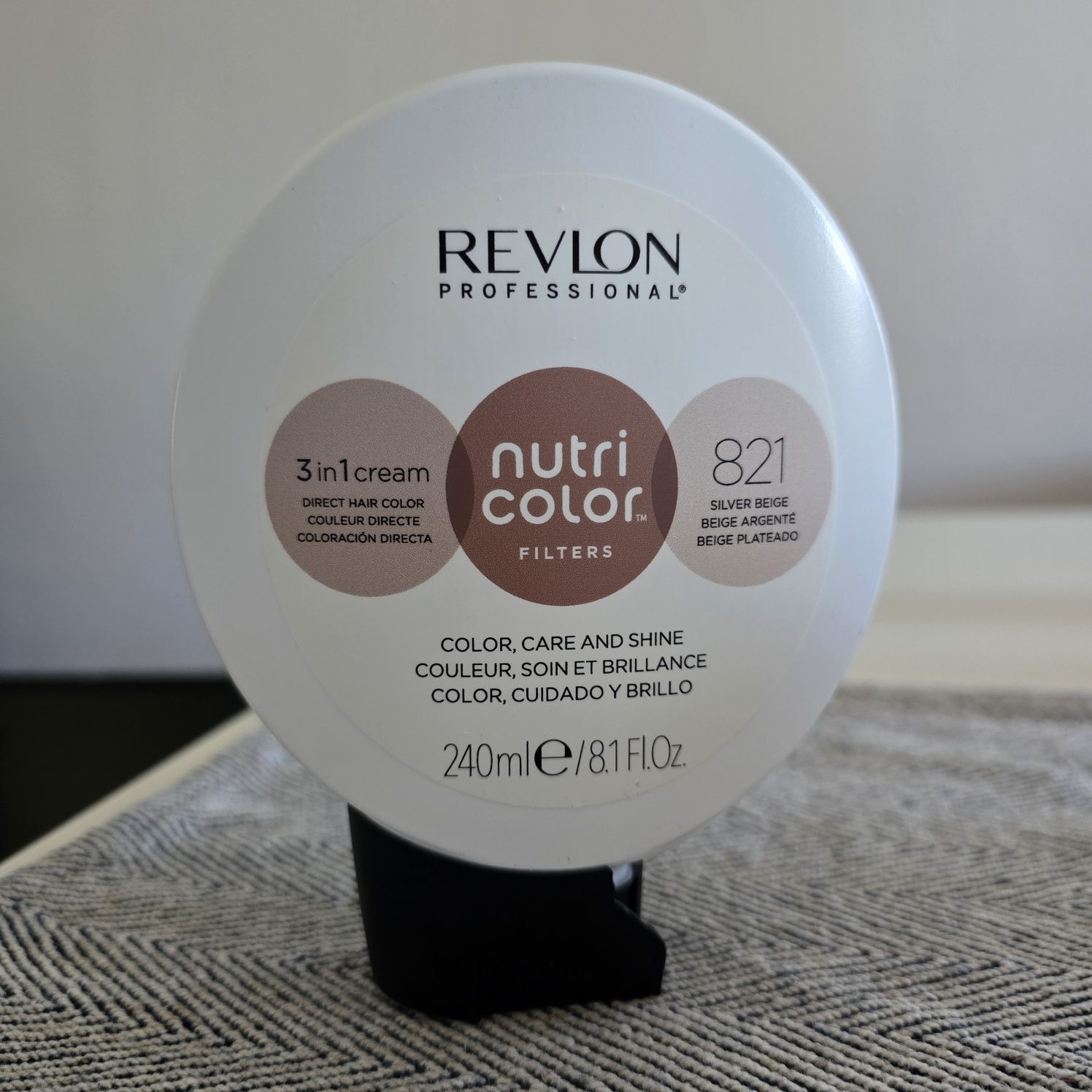 Revlon Nutri Color Maska Koloryzująca 240ml - 821 Silver Beige