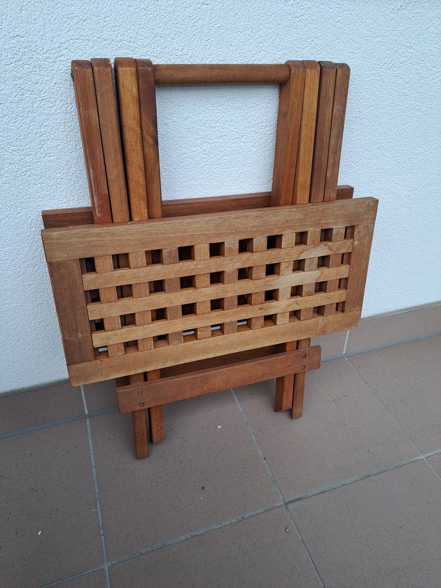 Stolik tekowy ogrodowy