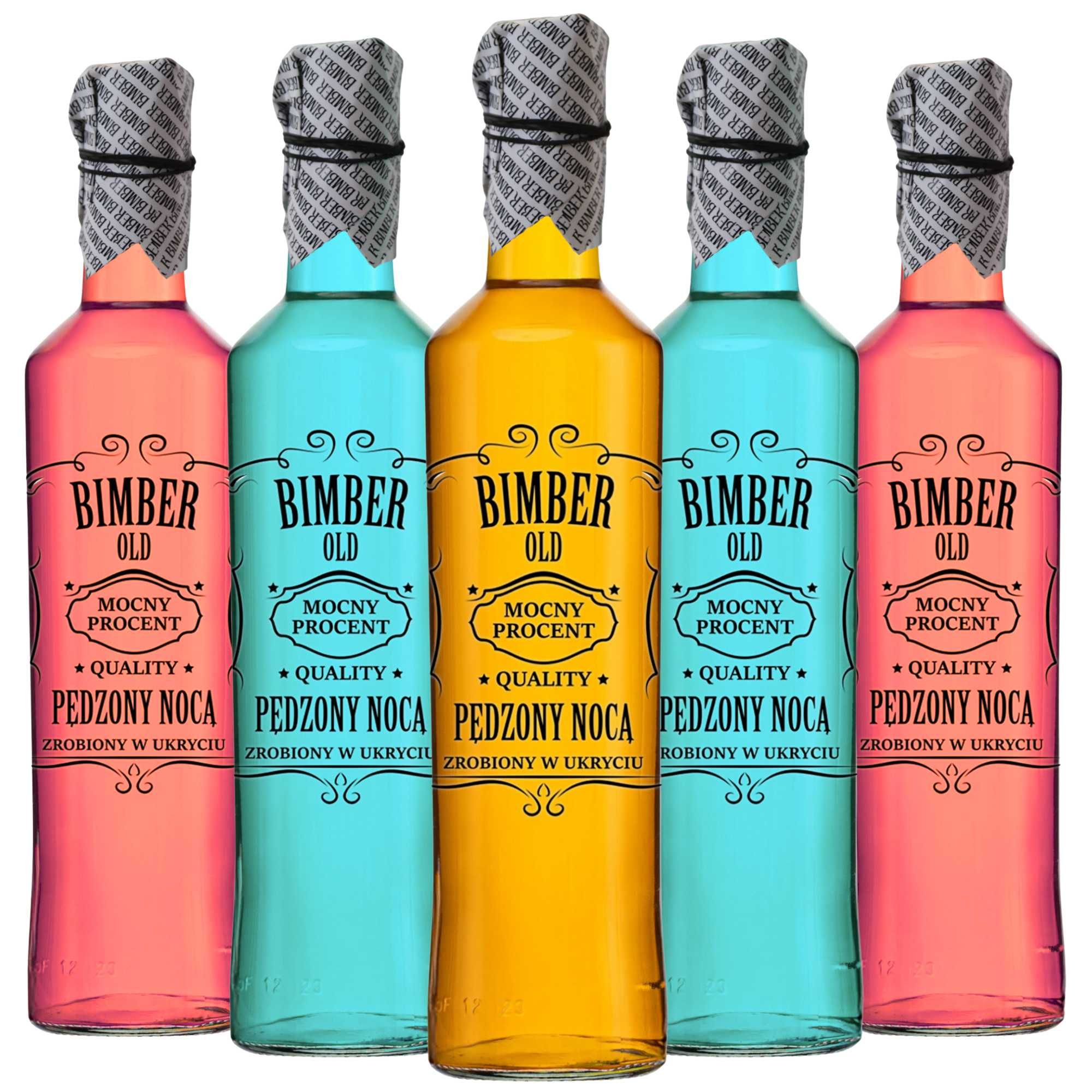 Szklana butelka, butelki na wesele, butelki na nalewki 500 ml , 0,5 l
