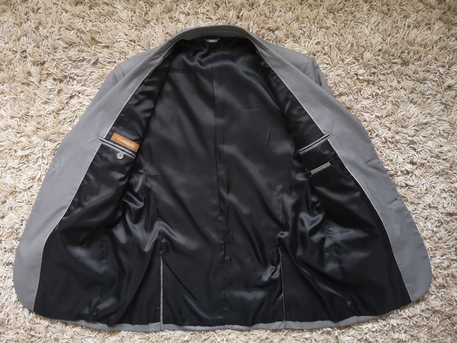 Szara marynarka męska - Conbipel: rozm.50