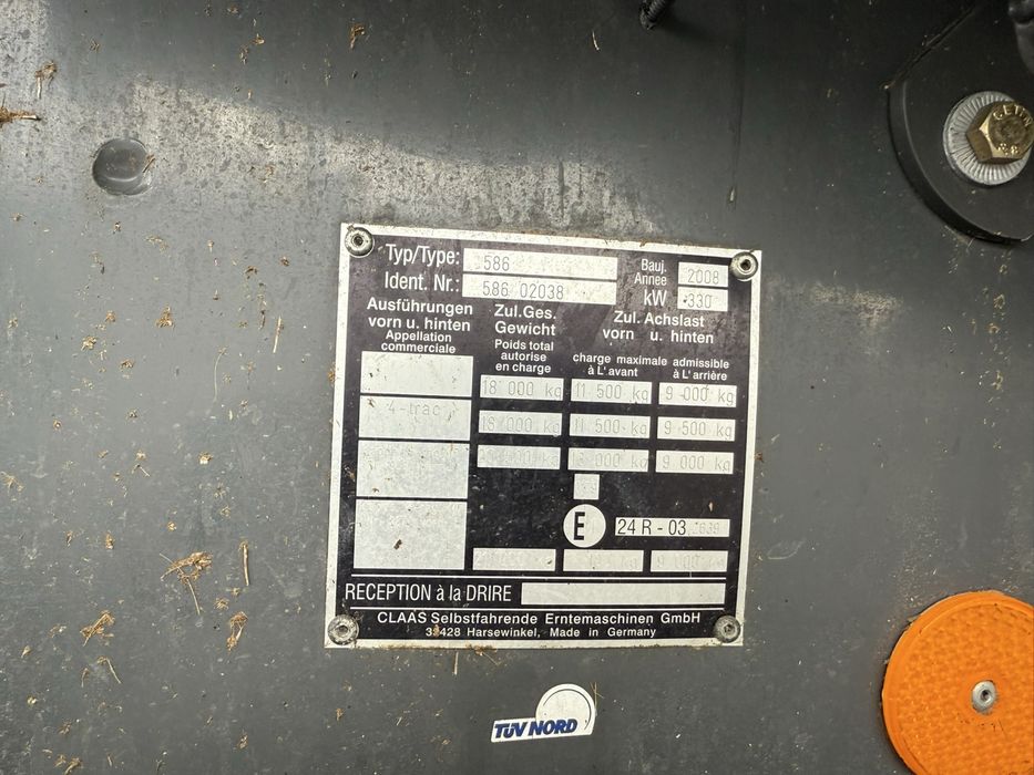 Клас Лексіон 580. 2009р