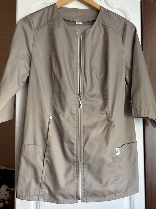 Костюм жіночий медичний для майстрів стрейч-котон три четверті рукав