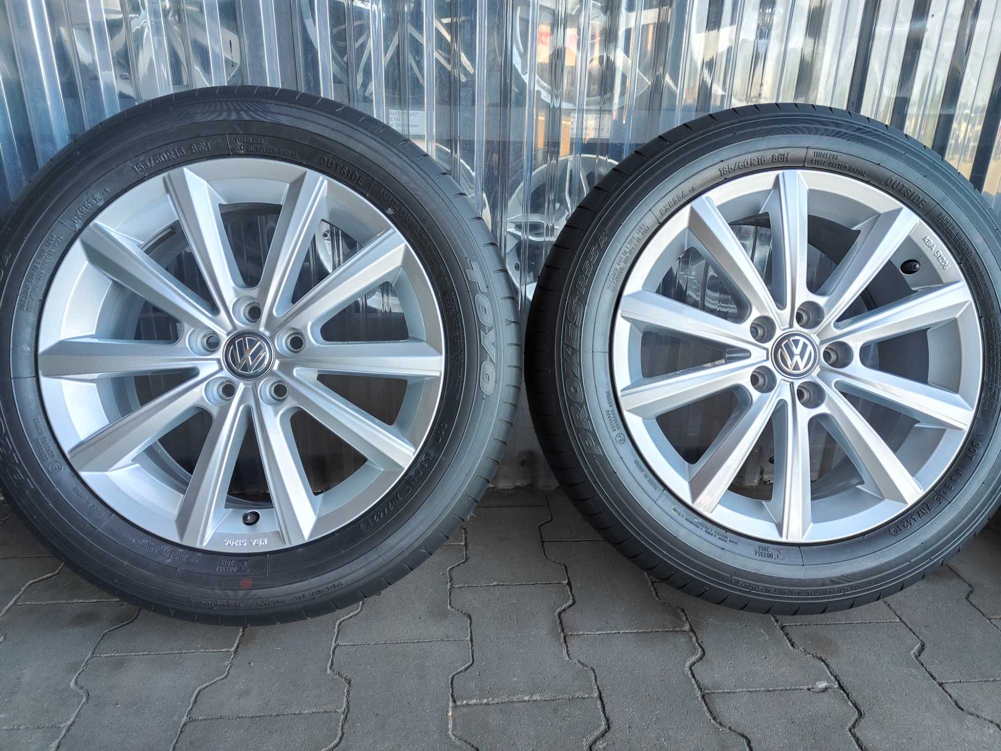 Oryginalne Koła VW POLO 185/60 R16 6jx16'' ET45 5x100 Letnie