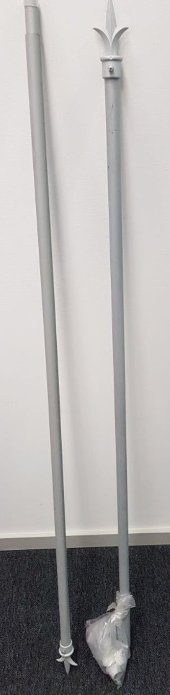 Dois varoes extensíveis 170cm e 2cm diâmetro