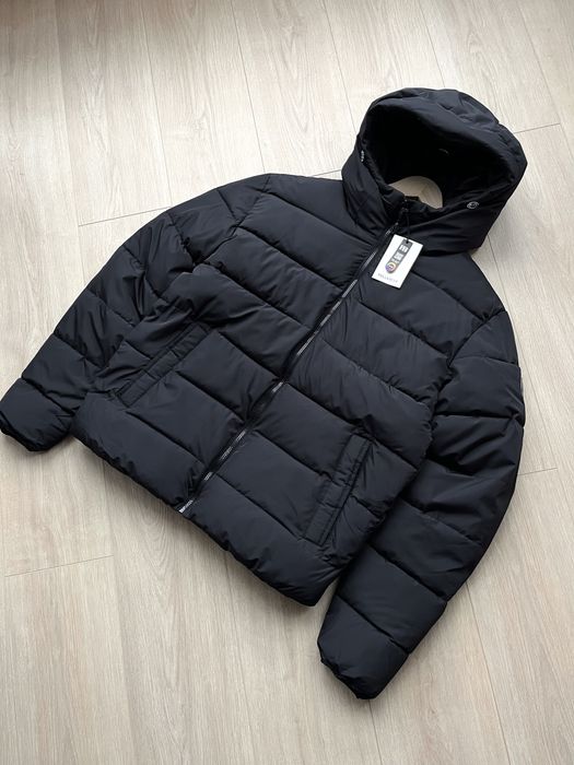 Куртка Pull&Bear Puffer Jacket Оригінал Мужская Ветровка Черная Новая