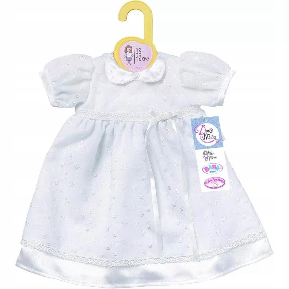 Dolly Moda - Christening Dress White 43cm, Zapf