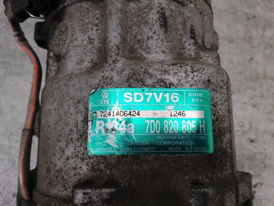 POMPA, SPRĘŻARKA KLIMATYZACJI VW LT 35 7D0820805H SD7V16 2.5