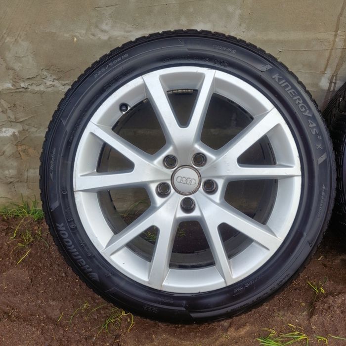 Koła alufelgi audi  225/50r18 z oponami całorocznymi