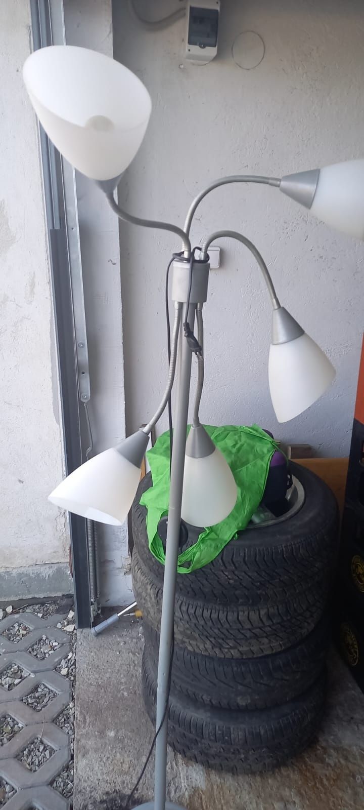 Lampa stojąca na 5 żarówek PILNE