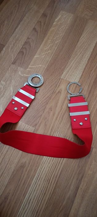 Czerwony pasek do sukienki S/M