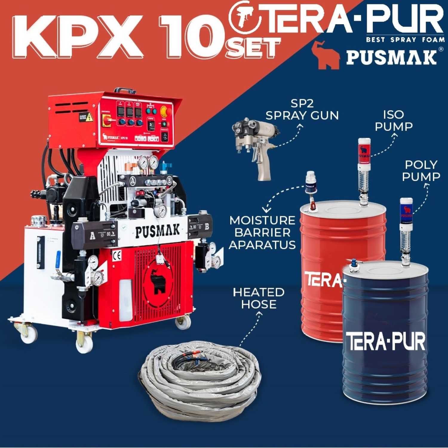 Maszyna Agregat Reactor KPX-10 do natrysku Piany PUR