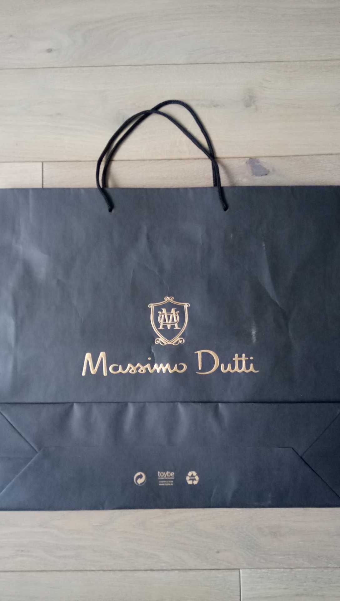 Torby papierowe plus worek bawełniany MASSIMO DUTTI