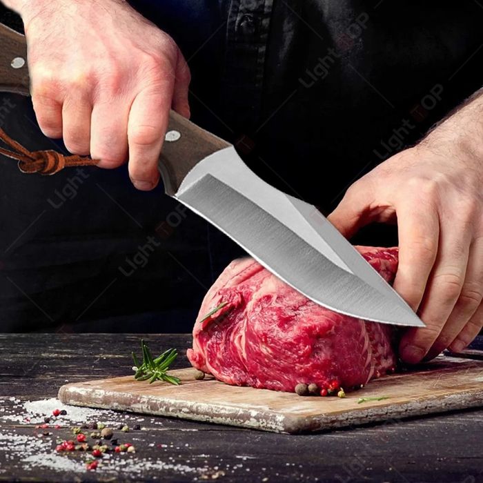 Nóż ze stali nierdzewnej tasak kuchenny do krojenia finka