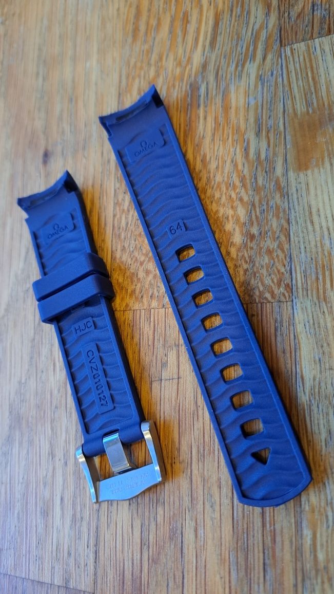 Pasek gumowy, kauczukowy Omega 20 mm Planet Seamaster