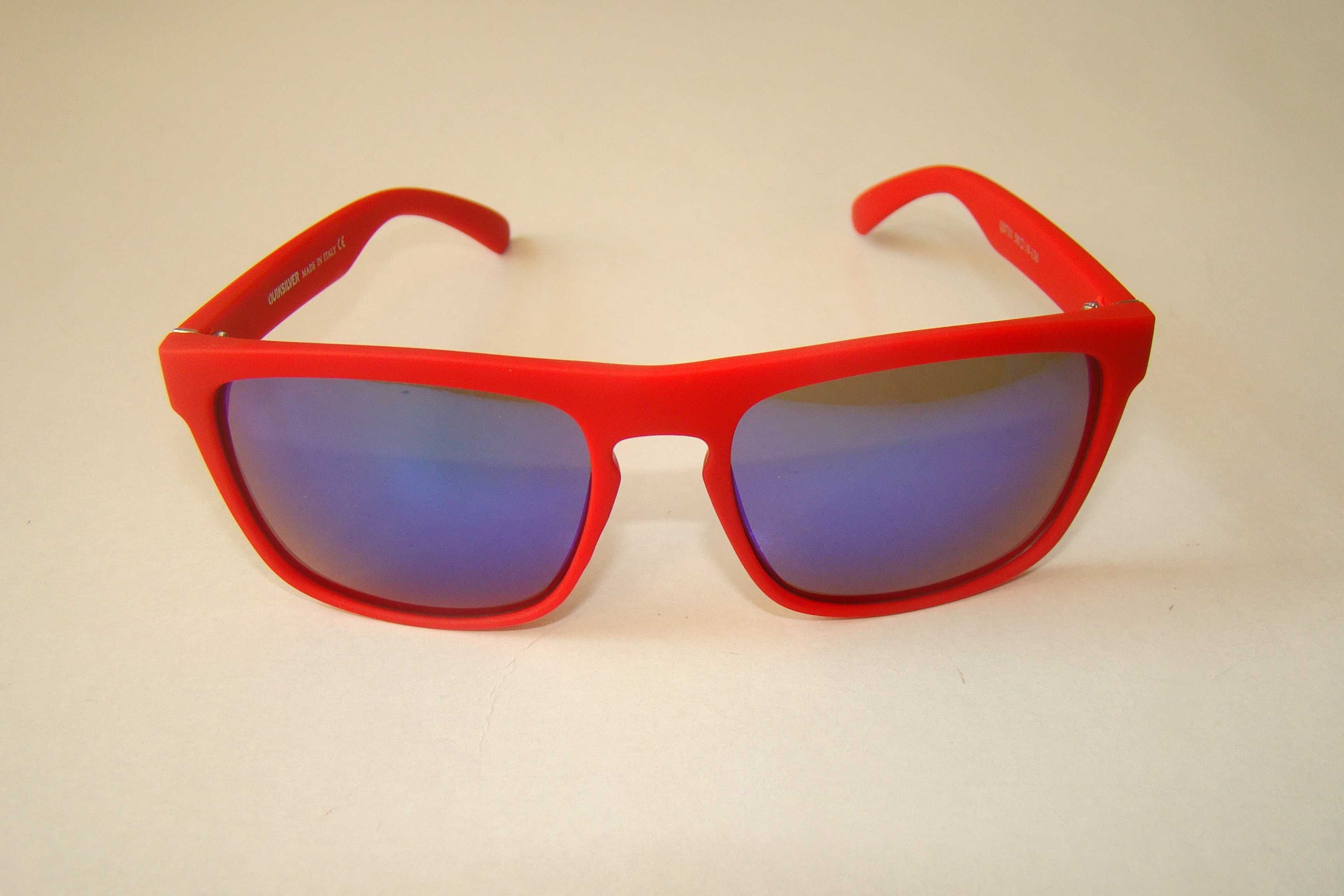 Okulary przeciwsłoneczne QUICKSILVER UV 400 czerwone