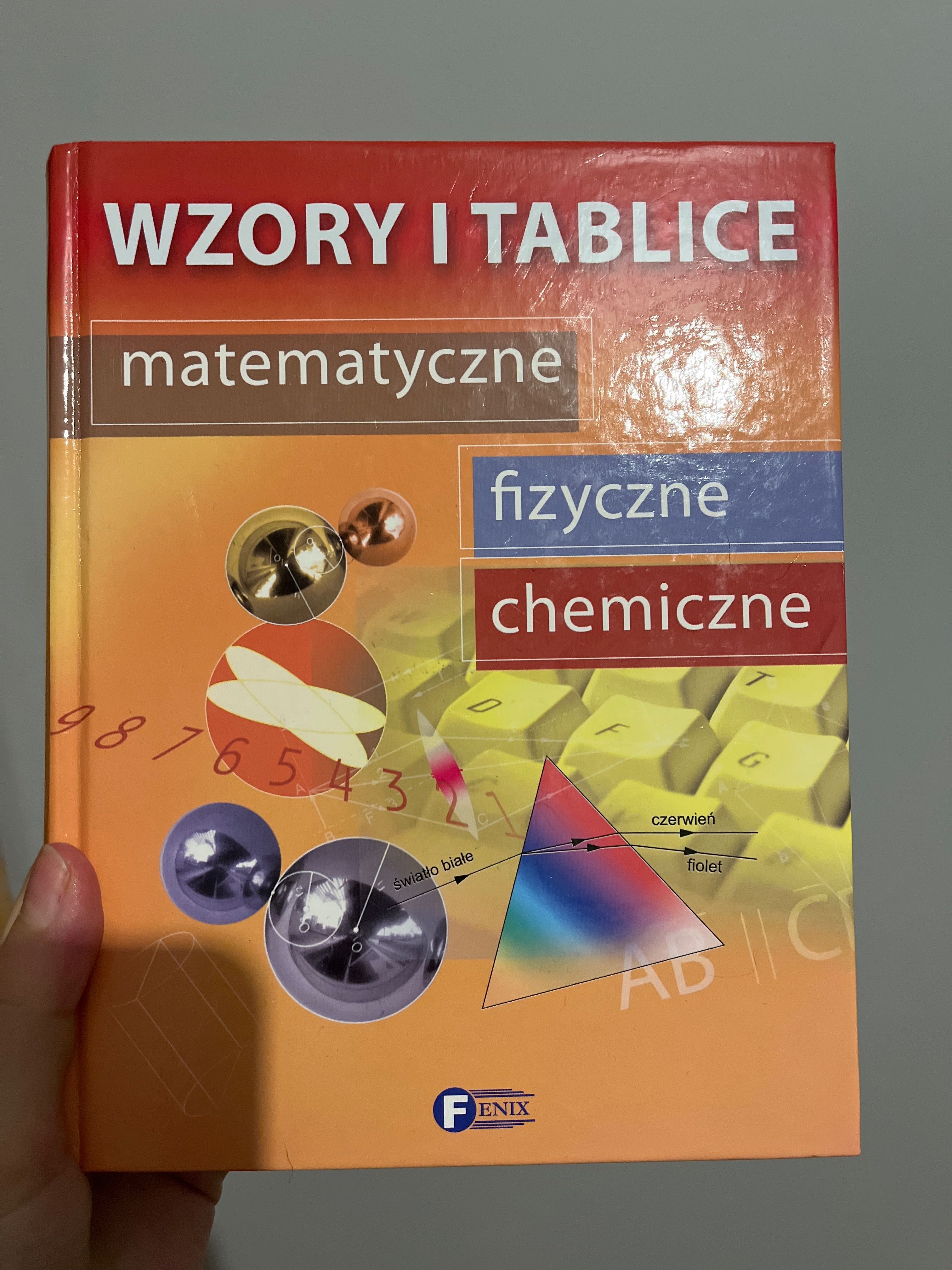 Wzory i tablice matematyczne, fizyczne i chemiczne